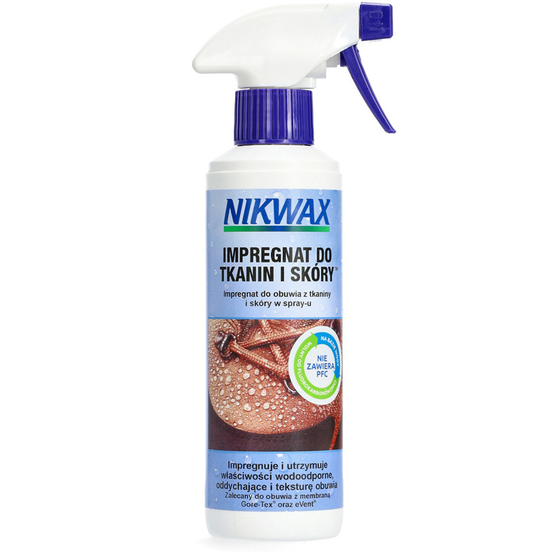 Impregnat do obuwia - tkanina i skóra spray-on 300ml Nikwax 794P01