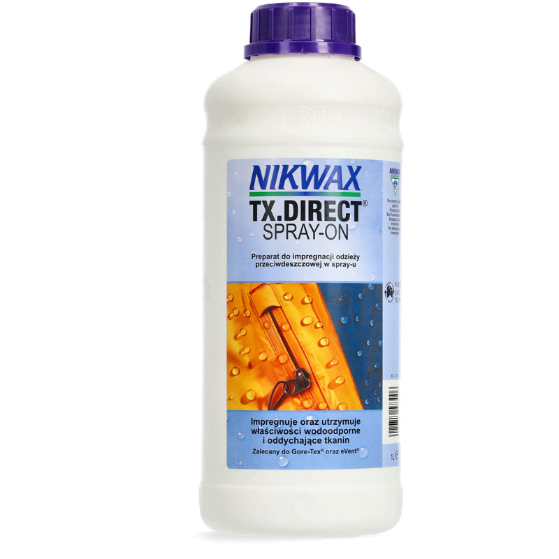 Impregnat w sprayu do ubrań wodoodpornych Impregnat TX. Direct Spray-On 1L Nikwax 573P01