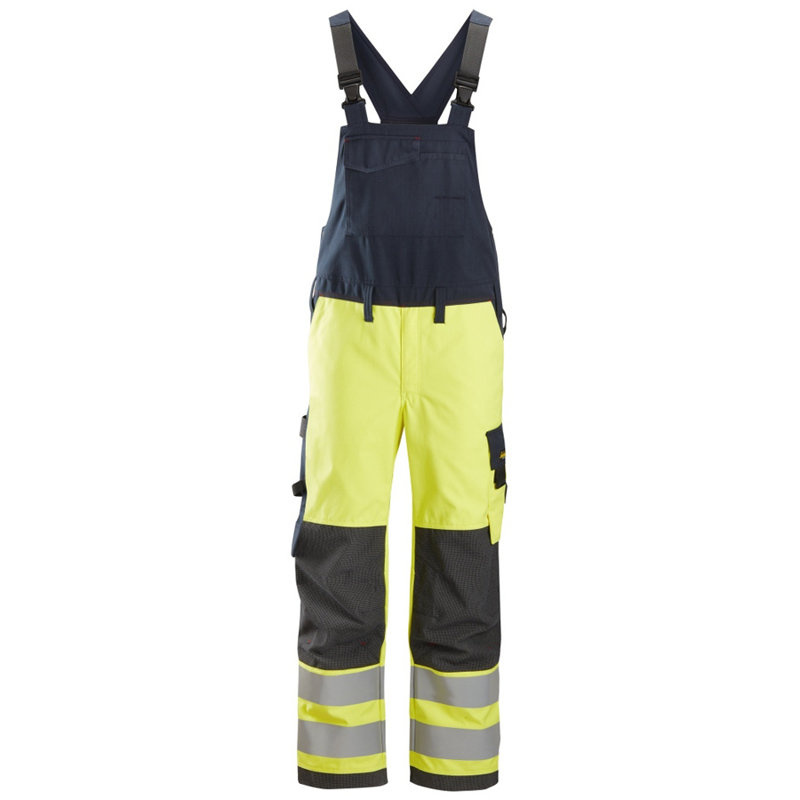 6060 Spodnie Odblaskowe ProtecWork z szelkami, EN 20471/2 Snickers Workwear