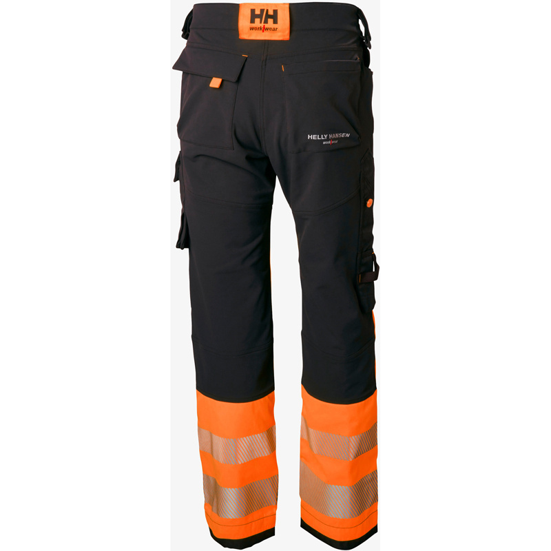 Spodnie odblaskowe Helly Hansen 77471_269 ICU HI VIS CONSTRUCTION PANT CL 1 kolor pomarańczowy