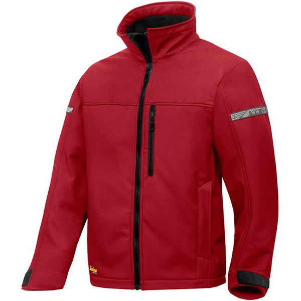 1200 Kurtka Soft Shell AllroundWork kolor chilli-czarny Snickers Workwear