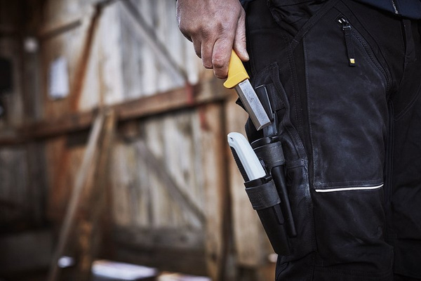 Nóż dłutowy STK i nóż URA + kabura 381070 Hultafors Opakowanie 4 kpl.