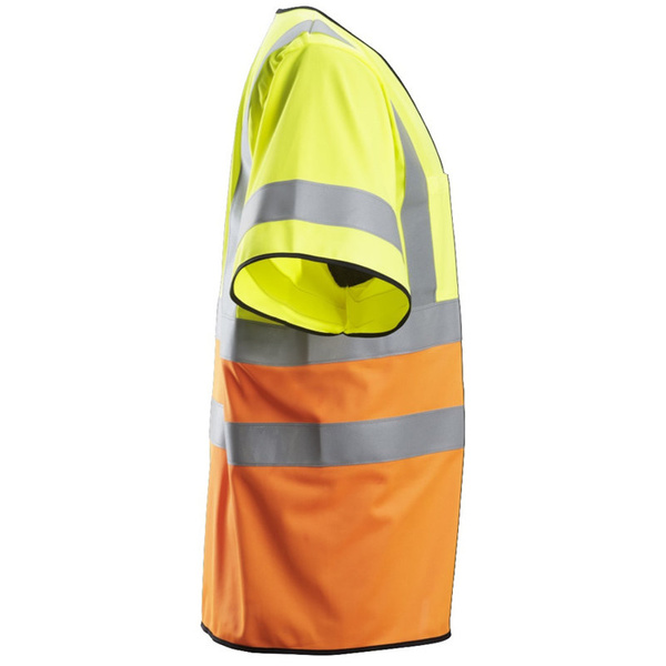 4361 Kamizelka Odblaskowa ProtecWork, klasa 3 Snickers Workwear żółto-pomarańczowa