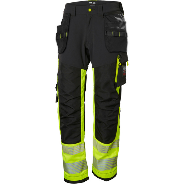 Spodnie odblaskowe Helly Hansen 77471_369 ICU HI VIS CONSTRUCTION PANT CL 1 kolor żółty