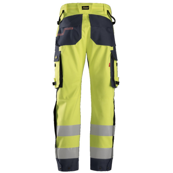 6563 Spodnie Odblaskowe Przeciwdeszczowe Shell ProtecWork, EN 20471/2 Snickers Workwear