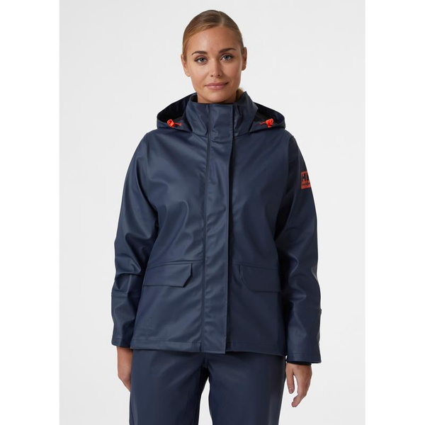 Damska kurtka przeciwdeszczowa Helly Hansen 70286_590 Luna kolor granatowy