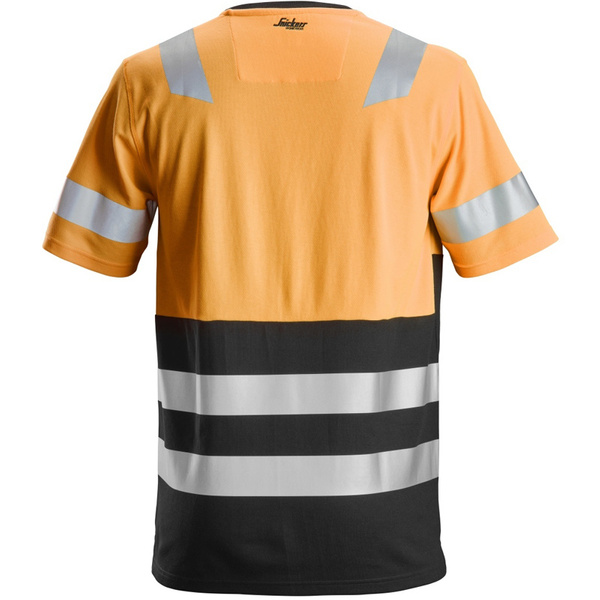 2534 T-shirt Odblaskowy AllroundWork, EN 20471/1 Snickers Workwear pomarańczowy