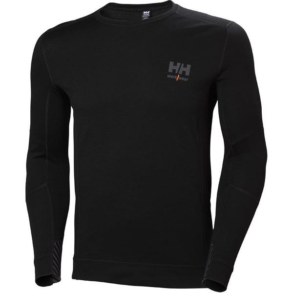 Koszulka termoaktywna Helly Hansen 75106_990 HH LIFA Merino kolor czarny