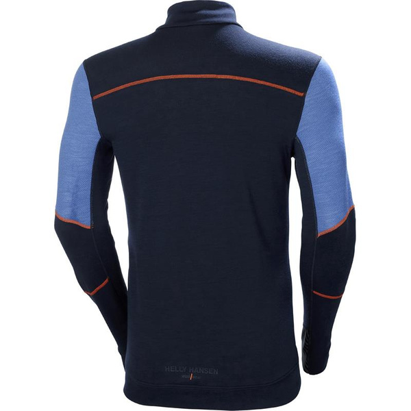 Koszulka termoaktywna Helly Hansen 75107_595 HH LIFA Merino kolor granatowy