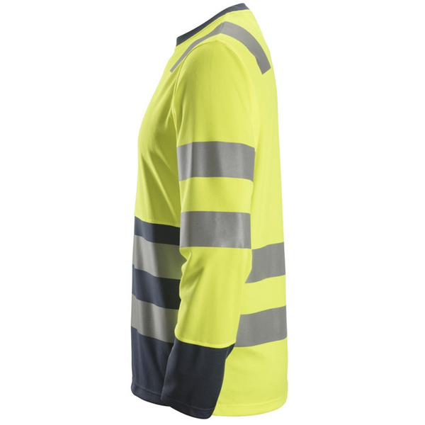 2433 T-shirt Odblaskowy AllroundWork – długi rękaw, EN 20471/2 Snickers Workwear