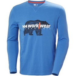 Koszulka Helly Hansen 79262_558 Graphics/Logo kolor niebieski