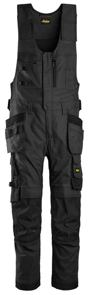 6014 Ogrodniczki Canvas stretch z workami kieszeniowymi  Snickers Workwear