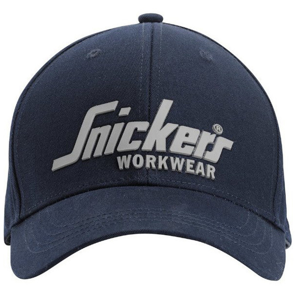 9041 Czapka z daszkiem Logo kolor granatowy Snickers Workwear