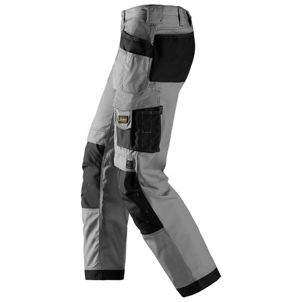 3213 Spodnie Rip-Stop z workami kieszeniowymi (kolor szaro-czarny) Snickers Workwear