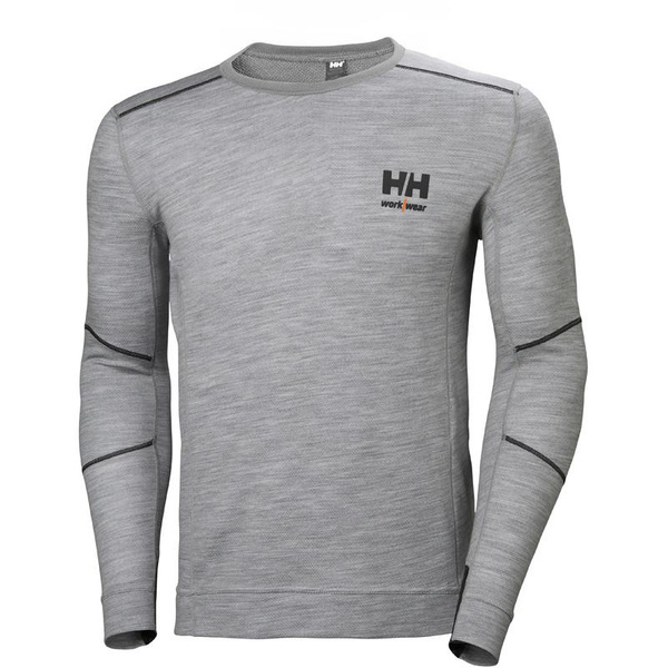 Koszulka termoaktywna Helly Hansen 75106_930 HH LIFA Merino kolor szary