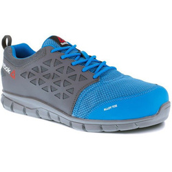 IB1038S1P Buty ochronne Reebok EXCEL LIGHT Athletic Oxford S1P SRC kolor NIEBIESKI i SZARY