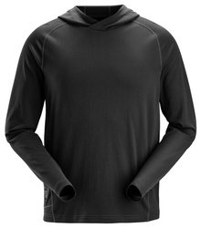 2456 Bluza z kapturem Stay Fresh Snickers Workwear Kolor Czarny