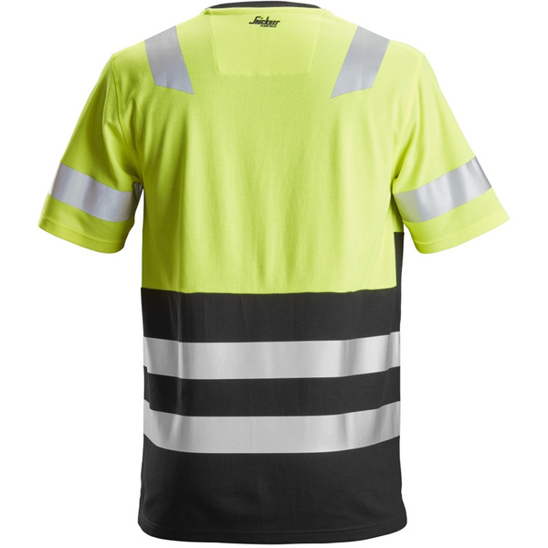 2534 T-shirt Odblaskowy AllroundWork, EN 20471/1 Snickers Workwear żółty