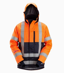 Kurtka Odblaskowa Ocieplana z kapturem - pomarańczowa, EN 20471/3 Snickers Workwear 11645595