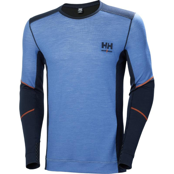 Koszulka termoaktywna Helly Hansen 75106_595 HH LIFA Merino kolor granatowy