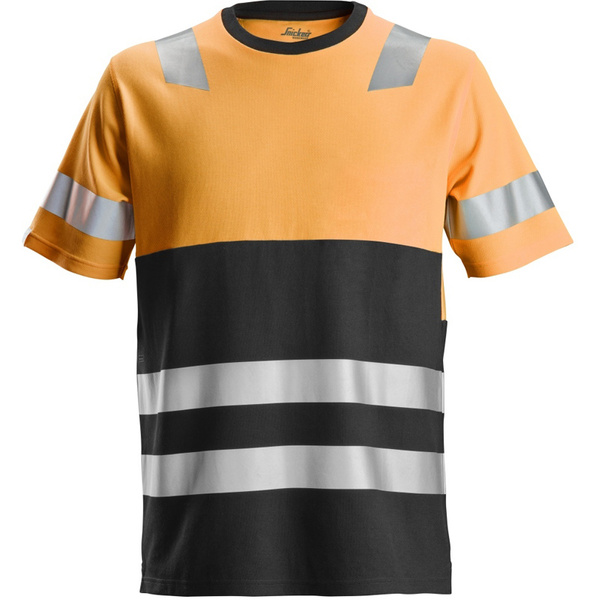 2534 T-shirt Odblaskowy AllroundWork, EN 20471/1 Snickers Workwear pomarańczowy