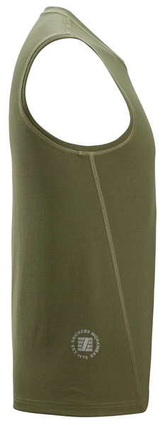 2956 Koszulka bez rękawów Stay Fresh Snickers Workwear Kolor Khaki Green