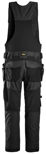 6014 Ogrodniczki Canvas stretch z workami kieszeniowymi  Snickers Workwear