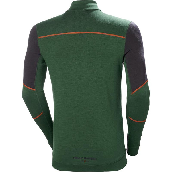 Koszulka termoaktywna Helly Hansen 75107_469 HH LIFA Merino kolor zielony