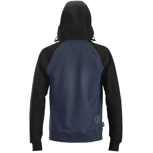2888 Bluza Logo z kapturem, na suwak Snickers Workwear granatowa