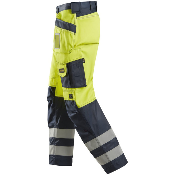 3233 Spodnie odblaskowe z workami kieszeniowymi, EN 20471/2 Snickers Workwear