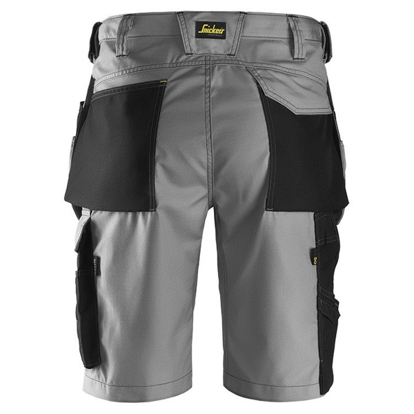 3023 Krótkie spodnie Rip-Stop z workami kieszeniowymi (kolor: szaro-czarny) Snickers Workwear