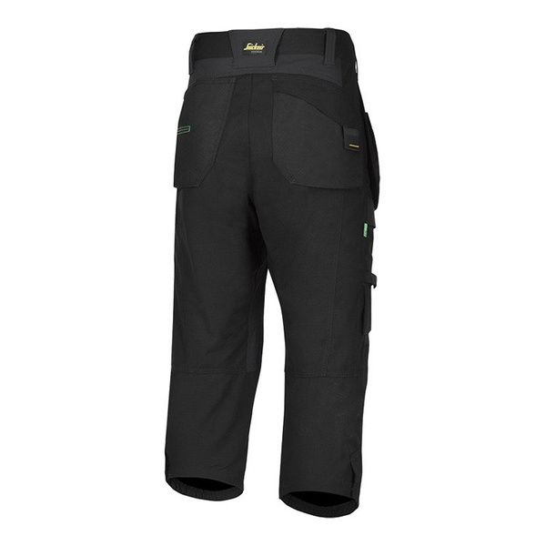 6905 Piratki FlexiWork+ z workami kieszeniowymi (kolor czarny) Snickers Workwear