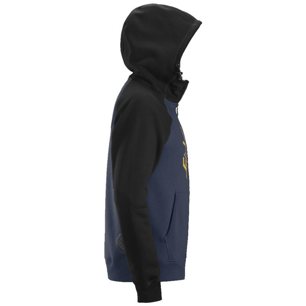 2888 Bluza Logo z kapturem, na suwak Snickers Workwear granatowa