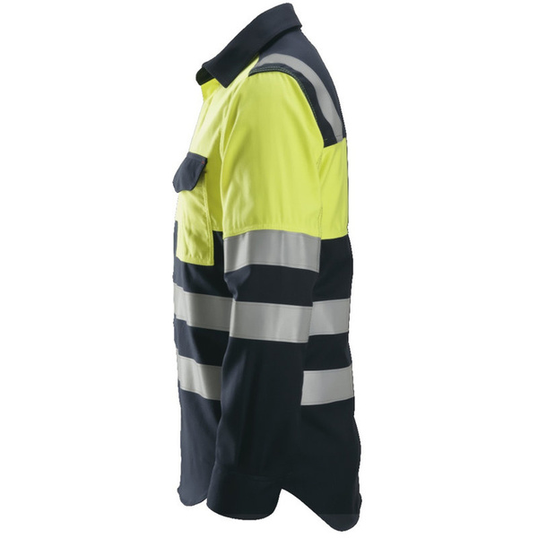 8563 Koszula Odblaskowa Spawalnicza ProtecWork – długi rękaw, EN 20471/1 Snickers Workwear