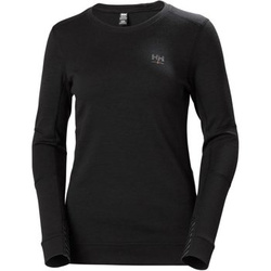 Damska koszulka termoaktywna Helly Hansen 75209_990 HH LIFA Merino kolor czarny