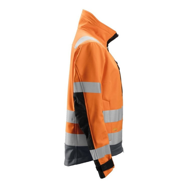 1237 Kurtka Odblaskowa pomarańczowa Soft Shell AllroundWork - damska, EN 20471/2/3 Snickers Workwear