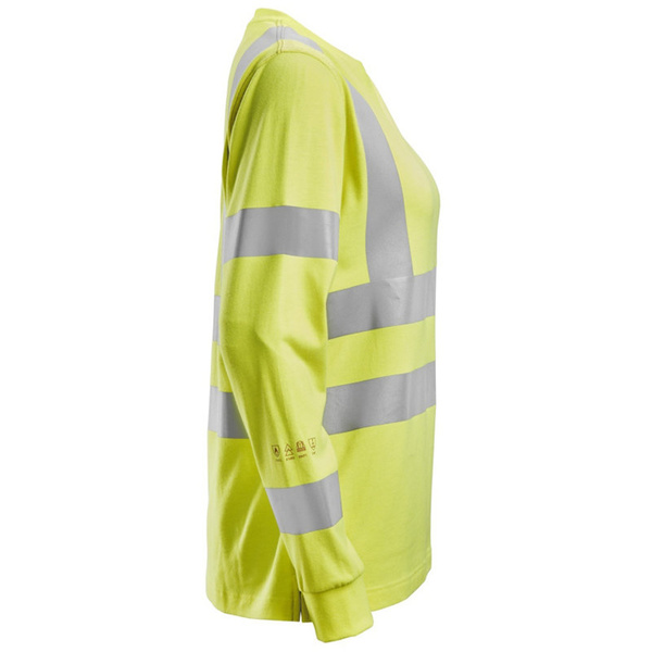 2476 T-shirt Odblaskowy ProtecWork – damski, długi rękaw, EN 20471/3/2 Snickers Workwear