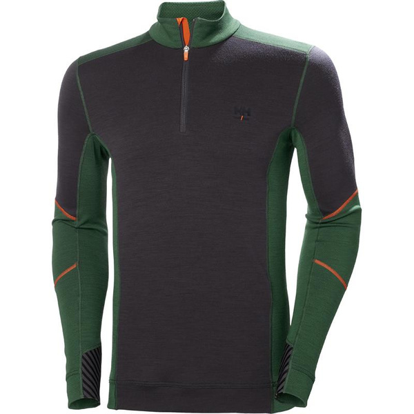Koszulka termoaktywna Helly Hansen 75107_469 HH LIFA Merino kolor zielony