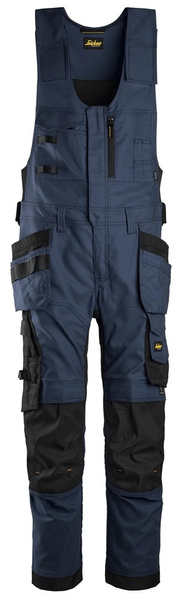 6014 Ogrodniczki Canvas stretch z workami kieszeniowymi  Snickers Workwear