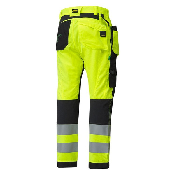 6932 Spodnie Odblaskowe FlexiWork+ z workami kieszeniowymi, EN 20471/2 Snickers Workwear