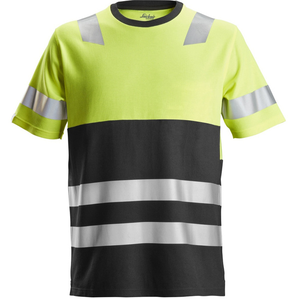 2534 T-shirt Odblaskowy AllroundWork, EN 20471/1 Snickers Workwear żółty