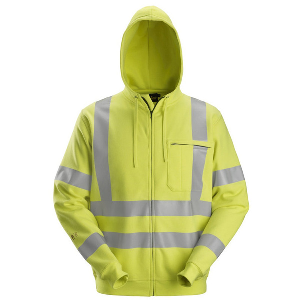 2865 Bluza Odblaskowa ProtecWork z kapturem, na suwak, EN 20471/3 Snickers Workwear