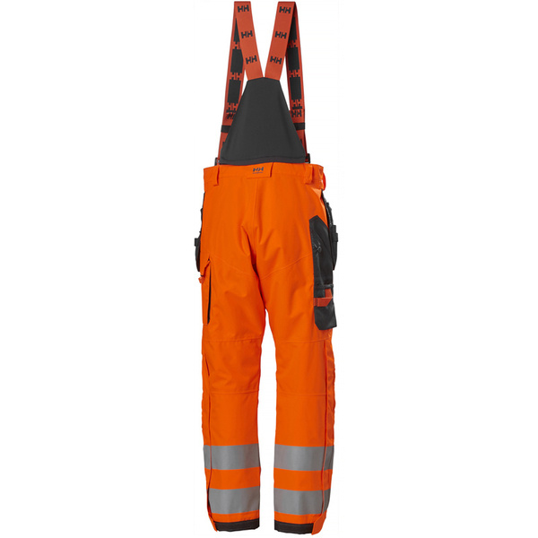 Spodnie zimowe odblaskowe Helly Hansen 71491_269 ALNA 2.0 CONSTRUCTION BIB kolor pomarańczowy