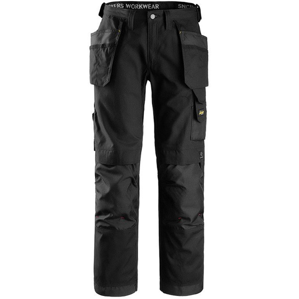3214 Spodnie Canvas+ z workami kieszeniowymi (kolor: czarny) Snickers Workwear